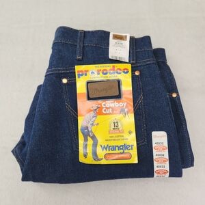 Wrangler Men's Cowboy Cut Jeans - Blue 13MWZ Original Fit 40X32